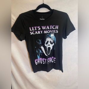 Women’s Ghost face T-Shirt Hot Topic Size SM
